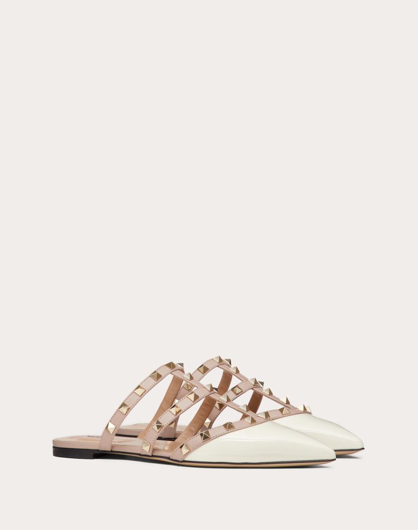 ROCKSTUD PATENT-LEATHER MULE - Image 1